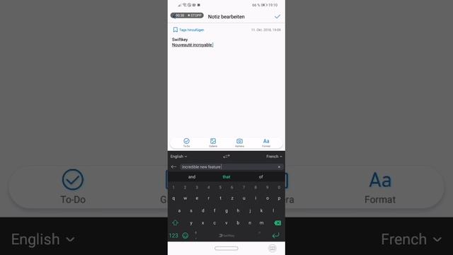 Incredible new Swiftkey auto-translate function смотреть онлайн
