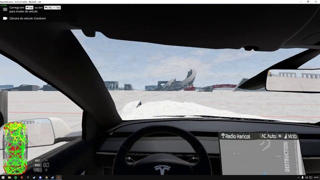 Teste de Resistência do BeamNG.Drive - Tesla Model 3