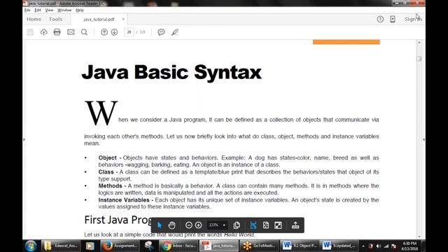 Programming in Java : Basics of Programming (Basic Data Types)