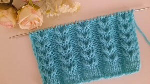 Объемный рельефный узор! Отлично подойдет для шапок и не толко..