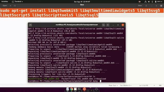 Instalasi Packet Tracer 7.3 Di Linux Ubuntu смотреть онлайн