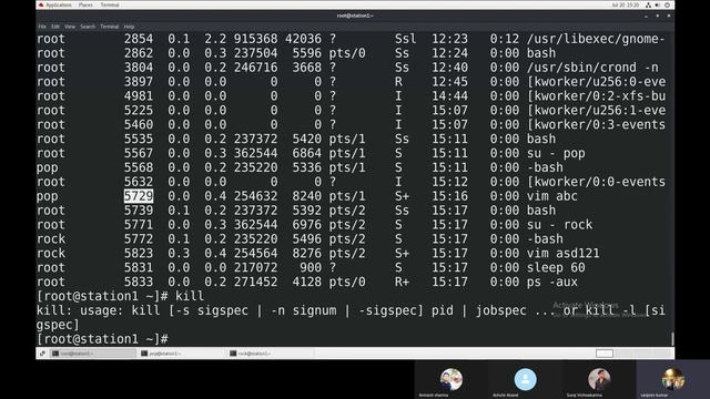 Kill Command and PS Command in Linux | #linux #linuxtraining #greatlearning @udemy