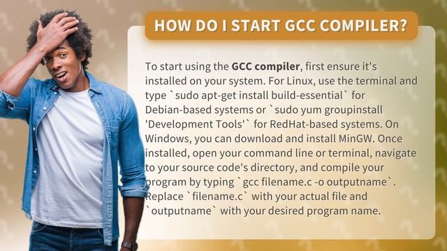 How do I start GCC compiler?
