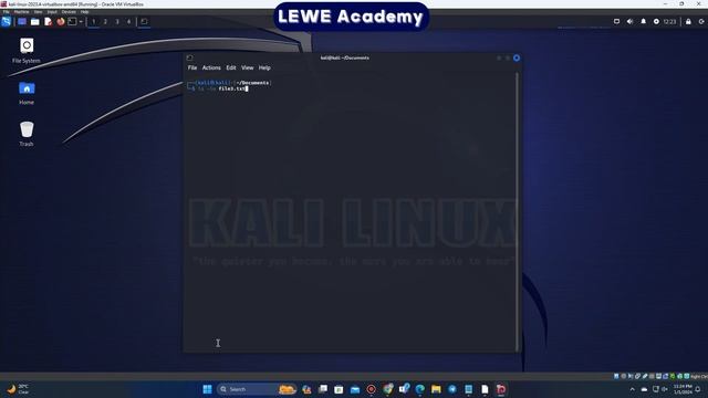 Linux touch Command | kali Linux Tutorial in Bangla 2024 | Kali Linux File time change LEWE Academy