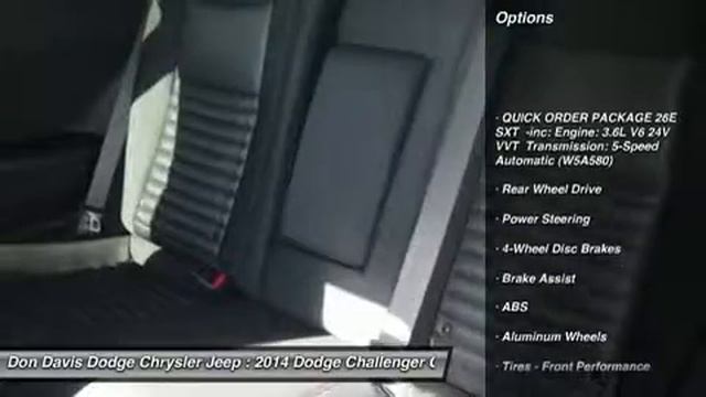 2014 DODGE CHALLENGER Arlington TX E25713
