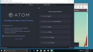 Installing Atom on Windows-10