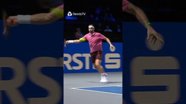 Dimitrov Unleashes HUGE Forehand