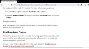 Fix Rockstar Games Launcher Offline Mode Error Could not establish connection
