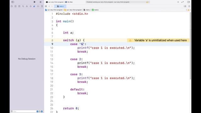 #4.5 | C Programming from Zero to Hero | Branching Statements | switch statement
