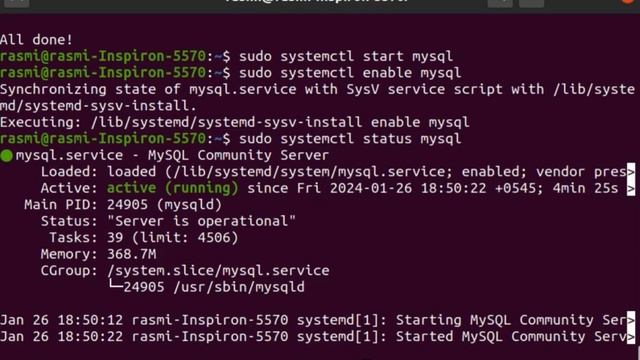 How to install mysql server in ubuntu