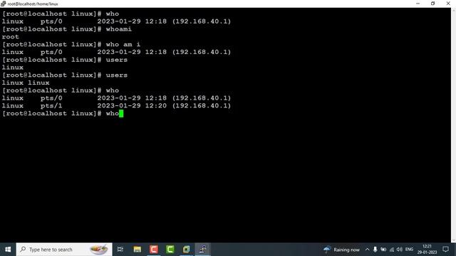 How to use the who command: 5 - Minute Linux Tips | Computer Nuggets | Linux for beginners |