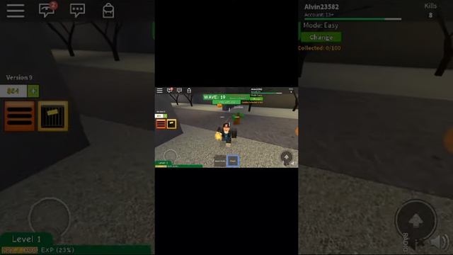 OMG so today a never game we are playing guys ZOMBIE ATAK смотреть онлайн