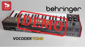 Аналоговый синтезатор BEHRINGER VOCODER VC340 - демонстрация звучания