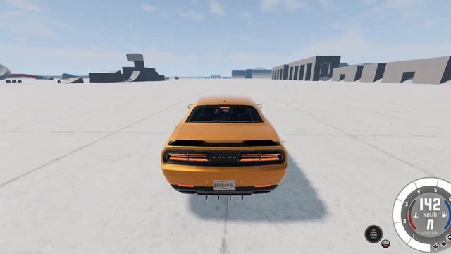 Beamng Drive - Dodge Challenger Hellcat смотреть онлайн