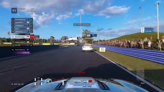 Gran Turismo®SPORT: Daily Race B (Gr.4) - Jaguar F-type (P15-P7, No Lap time, MOUNT PANORAMA) смотреть онлайн