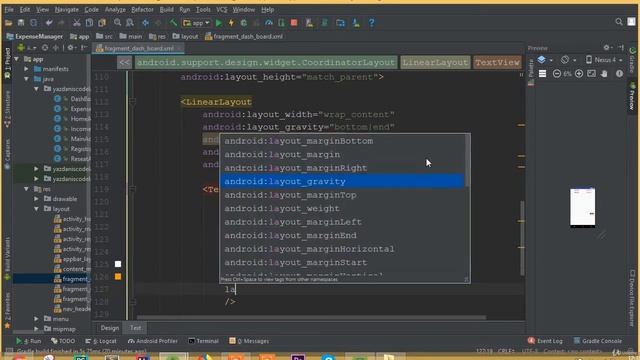 Expense Manager App - Part 13 | Floating Action Button Design смотреть онлайн