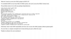 GIS: How to install the GDAL plugin for QGIS 2.0 on Linux Mint?