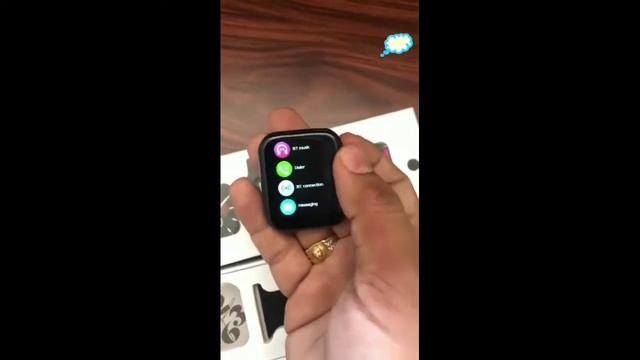 #onlineshopping  #iwatch    w9Smartwatch Series 6 Infinity Display with AUDIO & VIDEO PLAYER😌.