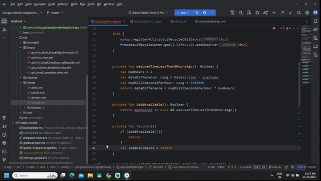 How to Implement App Open Ad in Android Studio Kotlin 2023 | Step-by-Step Guide