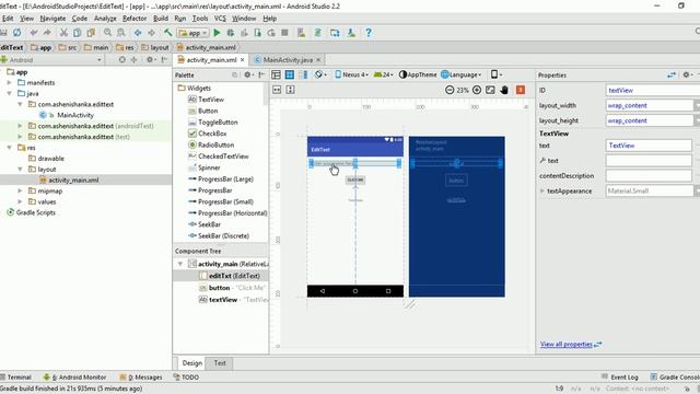 Android development basic sinhala tutorial 3 -  EditText