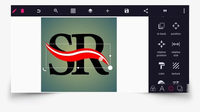 S R Logo Design On Pixellab 😯| Professional Logo Design | Logo Design Tutorial | Learn These Skills