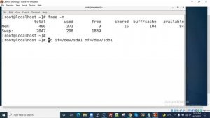 Increase swap  memory space in Linux by partitioning  and file method