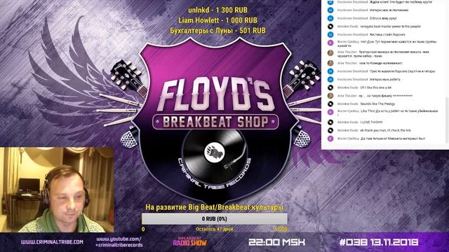 [Stream] Floyd The Barber - Breakbeat Shop #038 [RU]