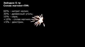 Пиротехнические ракеты калибром 12мм + звёздки