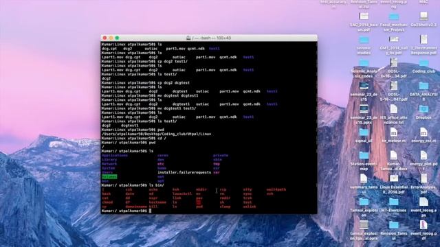Linux Tutorial   Part 2: copy, move and file structure