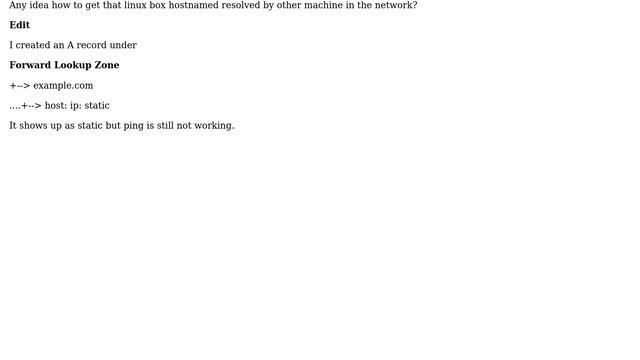 DevOps & SysAdmins: Configuring linux to be visible in microsoft DNS domain (2 Solutions!!)