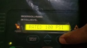 INGERSOLL RAND INTELLISYS HIDDEN BUTTON/SECRET MENU