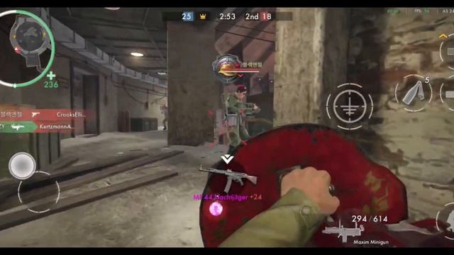 MAXiM MiNiGUN in BLOODY WiNTER | World War Heroes смотреть онлайн