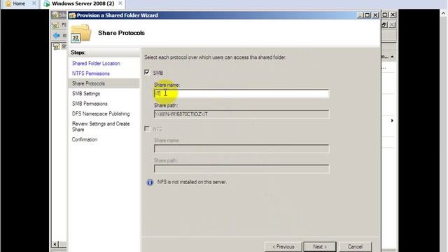 How to Shared Folder in window server 2008 Khmer language смотреть онлайн