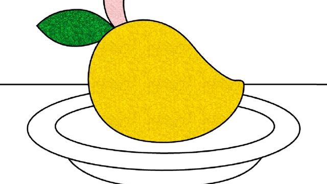how to coloring fruits grape mango apple banana orange avocado pear watermelon kiwi papaya pineappl смотреть онлайн