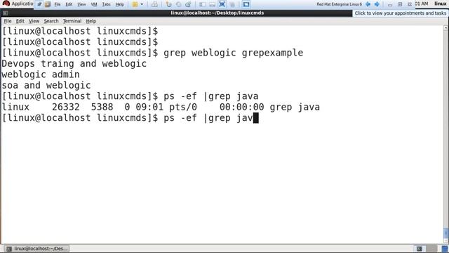 Linux Tutorial for Beginners 4 #Linux commands for #WebLogic #Linux #Devops #unix #classroom