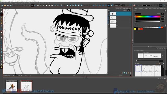 Free For Draw! Fankenstein Ner Squid Monster смотреть онлайн