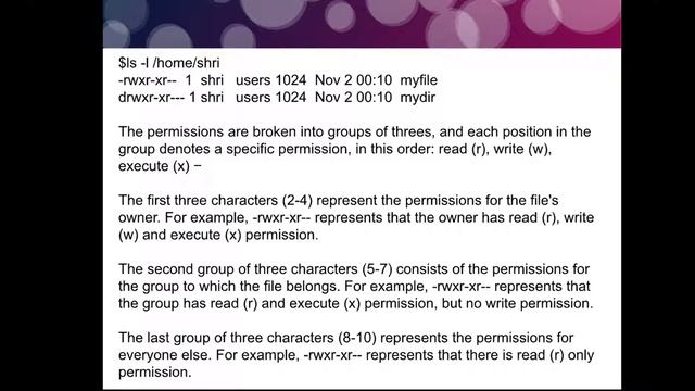 OS(Part-28)for 2nd year,File access permission and example commands by Mr.Shrinidhi(SVS,Bantwal) смотреть онлайн