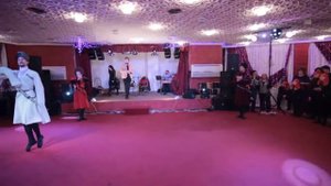 Свадьба Димы и Милы Качлаевых КБР г Нальчик 05 12 2015г ГААТ Кабардинка Танец