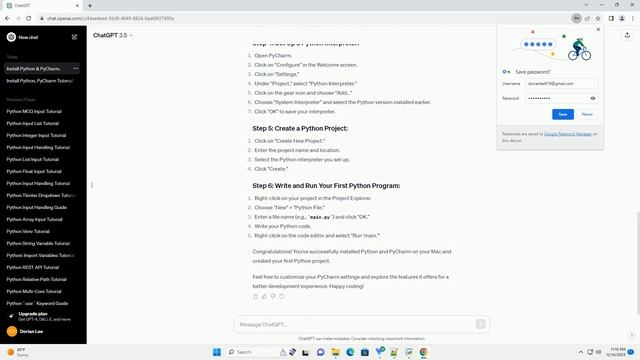 how to install python and pycharm on mac