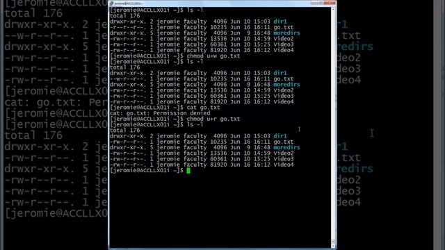 File and Directory Permissions смотреть онлайн