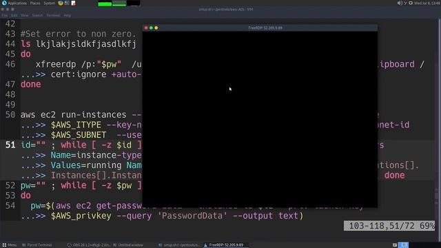 AD setup on AWS with awscli and user-data (cloud-config) - completely automated
