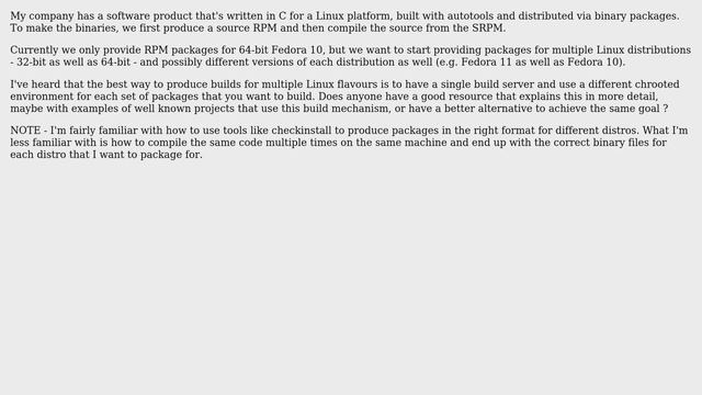 DevOps & SysAdmins: Compiling and building Linux packages for multiple distributions / platforms смотреть онлайн