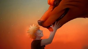 Наруто и Курама Друзья Навеки - Friends Forever Kid Naruto and Kurama - Живые Обои