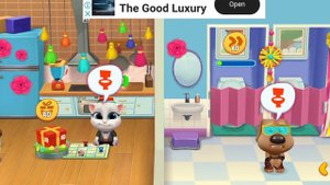 MY TALKING TOM FRIENDS ANDROID GAMEPLAY -TALKING TOM AND FRIENDS BY Outfit