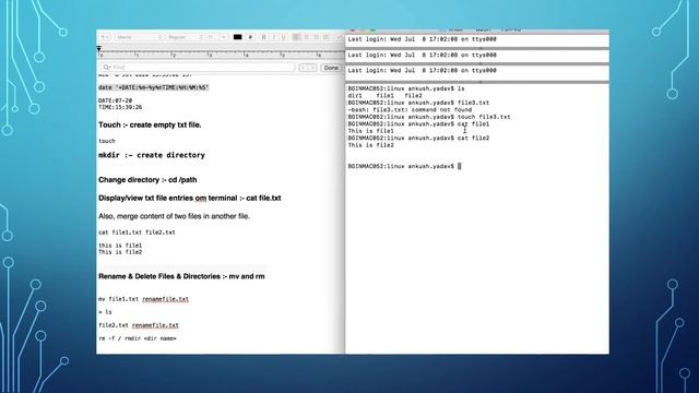 Linux basic commands tutorial