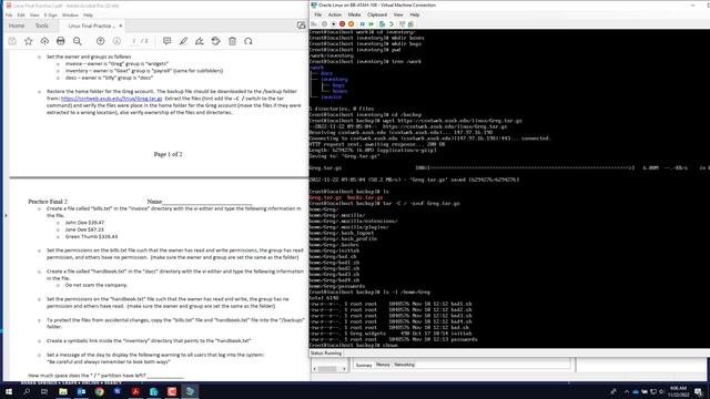 Linux Skills Final Practice 2