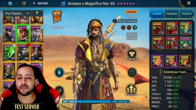 ARMANZ GUIA COMPLETO - COMO EQUIPAR, MAESTRIAS E QUAL BENÇÃO ESCOLHER | Raid Shadow Legends