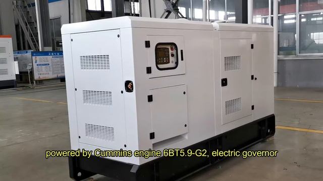 soundproof 100KVA 80KW Cummins diesel generator set automatic start