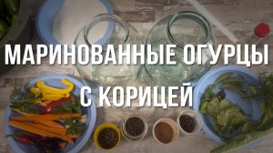 Маринованные огурцы с корицей — рецепт, который нужно попробовать!