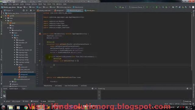 BUTTON ON CLICK : FUNCTION FOR ANROID STUDIO DEVELOPER | HOW TO USE TUTORIAL 5 смотреть онлайн